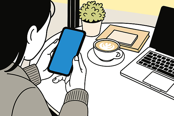 학생 감정 음료 가구 컨셉 청소년 표정 라이프 전자제품 핸드폰 스마트기기 상점 업무 파일형식 벡터 카페 스마트폰 커피 여유 사람 탁자 노트북 책 사무 작업 일상 미소 휴식 즐거움 소통 기술 방문 공간 고등학생 일러스트 국내일러스트 AI파일