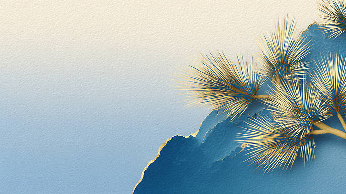 JPG 나무 식물 디자인 예술 선 컬러 백그라운드 일러스트 자연 하늘 수채화 산 거리 풍경 파란색 소나무 황금 질감 조용 뷰티풀 국내일러스트 생태계 파일형식