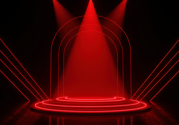 JPG 편집이미지 디자인 예술 조명 이벤트 빨간색 공연 공간 과학기술 무대 분위기 모던 퍼포먼스 설치 포디움 이미지편집 컬러 컨셉 기술 파일형식