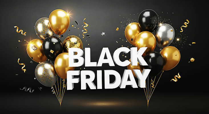 JPG 편집이미지 기념일 이벤트 장식 쇼핑 파티 세일 검은색 축제 금색 축하 소비 은색 풍선 블랙프라이데이 이미지편집 컬러 컨셉 데이이벤트 파일형식