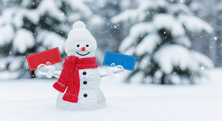 편집이미지 계절 기념일 감정 스포츠 컬러 컨셉 눈_날씨 파일형식 눈사람 겨울 눈내림 빨간색 파란색 풍경 귀여움 즐거움 겨울스포츠 크리스마스 축제 장식 이미지편집 JPG