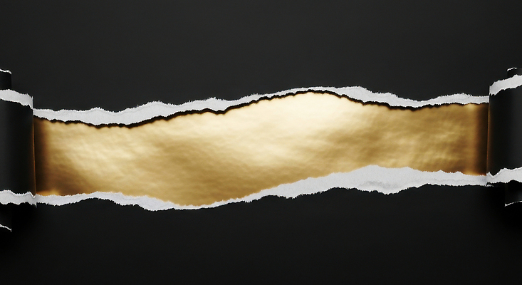 JPG 모양 편집이미지 디자인 종이 예술 선 백그라운드 검은색 공간 금색 비교 질감 찢어짐 이미지편집 컬러 컨셉 모션 파일형식