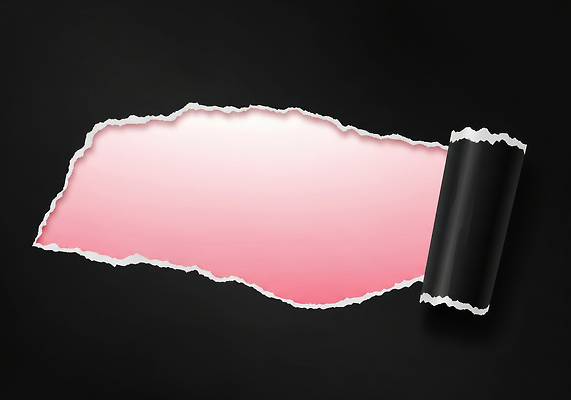 JPG 편집이미지 디자인 종이 예술 분홍색 컬러 백그라운드 재료 검은배경 그래픽 그림 질감 구김 창의성 이미지편집 모션 검은색 파일형식