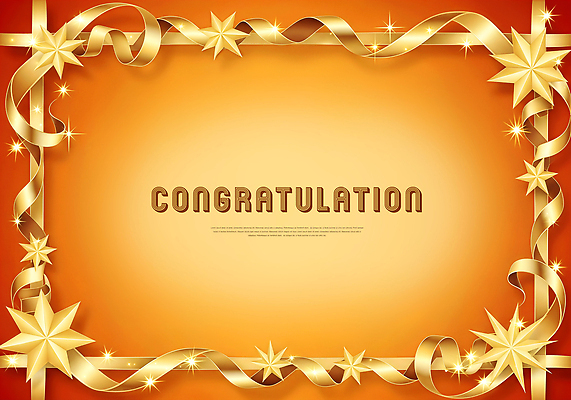 JPG 편집이미지 디자인 기념일 별 리본 컬러 백그라운드 성공 이벤트 장식 축제 금색 축하 생일 이미지편집 자연요소 컨셉 파일형식