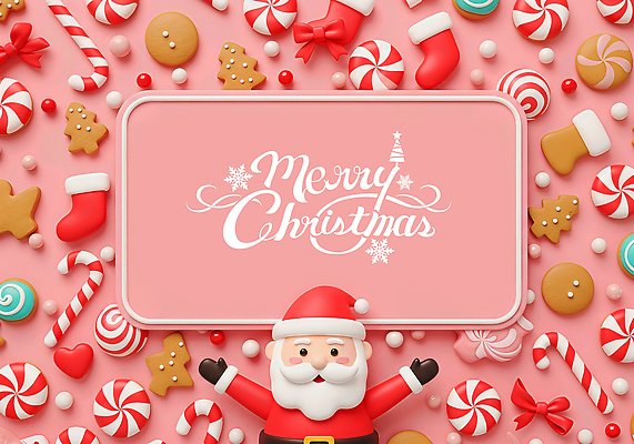 JPG 편집이미지 기념일 컬러 크리스마스 겨울 디저트 사탕 장식 산타클로스 파티 쿠키 제과 과자 축제 생일 분홍색배경 이미지편집 계절 음식 분홍색 백그라운드 이벤트 제과제빵 파일형식