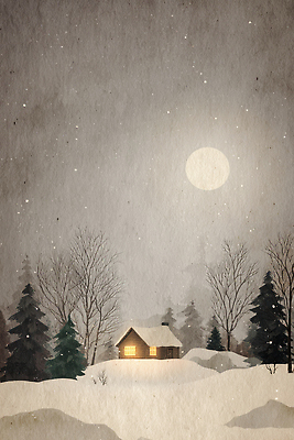 식물 계절 기념일 컬러 건물 생태계 파일형식 겨울 주택 나무 자연 고요 빛 풍경 따뜻함 소리 조명 숲 검은색 흰색 크리스마스 감정 일러스트 국내일러스트 JPG