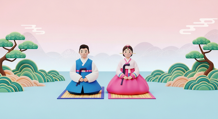 편집이미지 한국전통 전통 아시아 컨셉 표정 사람 전통의상 생태계 파일형식 한국 남자 여자 한복 문화 뷰티풀 백그라운드 자연 미소 평화 조화 이미지편집 JPG