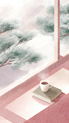 JPG 겨울 일러스트 창문 자연 휴식 따뜻함 풍경 일상 책 평화 카페 분위기 편안함 창가 감성 국내일러스트 계절 컨셉 라이프 상점 감각 생태계 파일형식