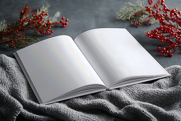 JPG 편집이미지 크리스마스 겨울 탁자 따뜻함 장식 공책 기록 분위기 오브젝트 생화 연말 편집실사 계절 기념일 꽃 가구 컨셉 문구용품 CG 파일형식