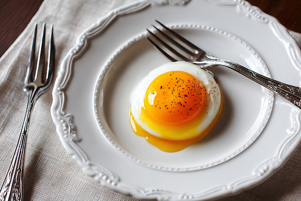 JPG 편집이미지 접시 음식 포크 아침 요리 계란 식사 고급 맛 아침식사 준비 부드러움 레시피 반숙 편집실사 주간 식기 컨셉 알 감각 CG 파일형식