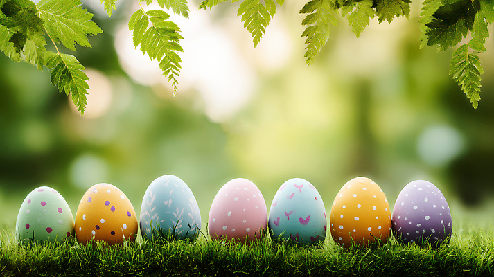 JPG 모양 나무 편집이미지 컬러 자연 날씨 나뭇잎 부활절 풍경 초원 장식 계란 축제 봄 신선 편집실사 식물 계절 기념일 잎 알 CG 생태계 파일형식