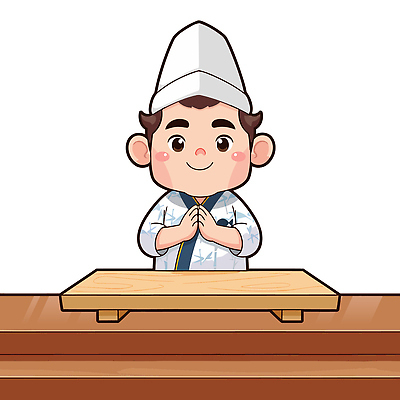 직업 캐릭터 가구 컨셉 모션 표정 사람 신체부위 상점 파일형식 벡터 요리사 음식 주방 전통 식당 고객 미소 준비 어린이 요리 아기자기 상차림 손 탁자 식사 먹기 문화 서비스 환대 일러스트 일러캐릭터 AI파일