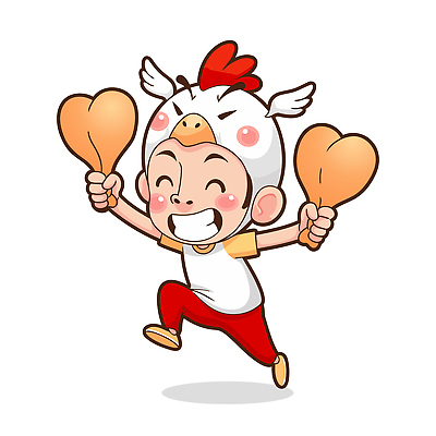 캐릭터 행복 어린이 일러스트 모션 놀이 디저트 표정 이벤트 달리기 축제 치킨 기쁨 아기 막대기 즐거움 오브젝트 흥미 일러캐릭터 AI파일 감정 음식 컨셉 사람 닭고기요리 파일형식 벡터