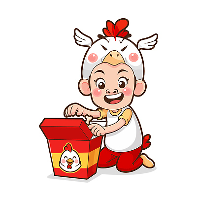 캐릭터 어린이 컬러 일러스트 모션 놀이 미소 웃음 소년 반려동물 상자 장난감 귀여움 닭 즐거움 하모니 상상력 일러캐릭터 AI파일 동물 남자 감정 컨셉 노래 조류 표정 사람 파일형식 벡터