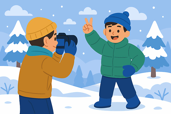 행복 겨울 일러스트 모션 자연 놀이 겨울스포츠 산 웃음 풍경 야외 친구 카메라 즐거움 무료 액티비티 국내일러스트 AI파일 계절 감정 스포츠 관계 표정 전자제품 생태계 파일형식 벡터