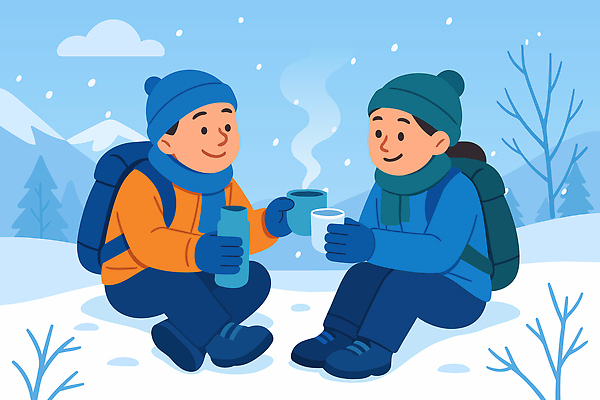 나무 음료 겨울 일러스트 모션 자연 놀이 산 따뜻함 대화 풍경 친구 햇빛 모임 시간 스케치 즐거움 외출 소통 국내일러스트 AI파일 식물 계절 감정 컨셉 관계 말하기 미술 태양 생태계 파일형식 벡터