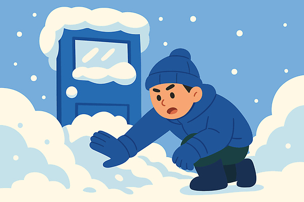 잡화 계절 남자 어린이 컬러 모션 신체부위 안전수칙 파일형식 벡터 겨울 소년 문 풍경 손 파란색 치우기 감정 야외 날씨 장갑 탐색 국내일러스트 일러스트 AI파일 생활안전