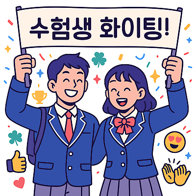 학생 배너 교복 일러스트 학교 응원 모션 성공 협력 표정 실험 친구 학습 청춘 파이팅 기쁨 축하 목표 수험생 열정 국내일러스트 AI파일 옷 교육 감정 컨셉 관계 고등학생 파일형식 벡터