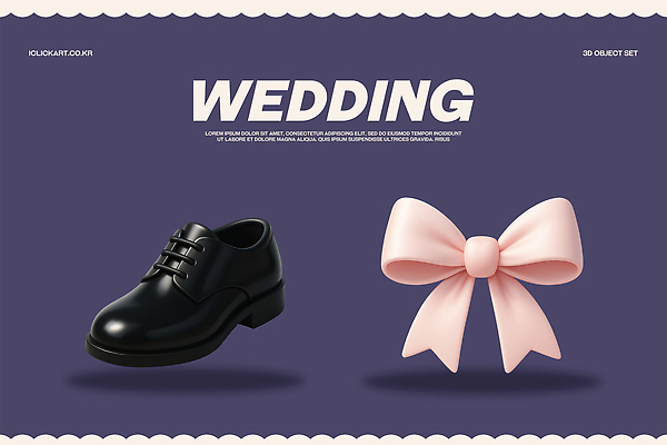 컬러 결혼 신발 이벤트 3D 파일형식 신랑 구두 리본 디자인 패션 남성화 분홍색 장식 스타일 결혼식 세트 오브젝트 편집3D PSD 편집이미지