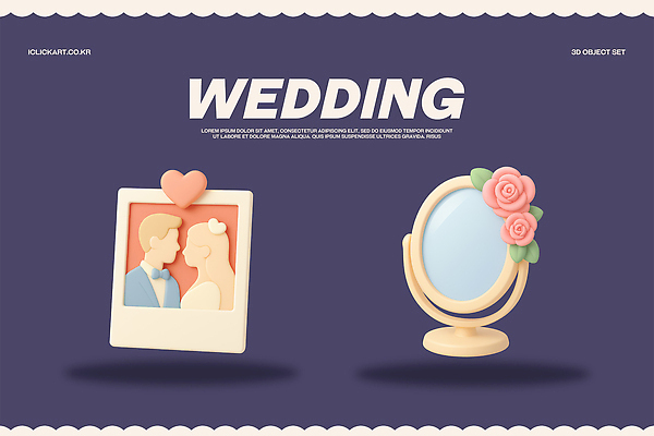 디자인 감정 결혼 컨셉 관계 이벤트 3D 파일형식 오브젝트 장식 사랑 커플 액자 거울 결혼식 기념 인테리어 백그라운드 고급 편집3D PSD 편집이미지