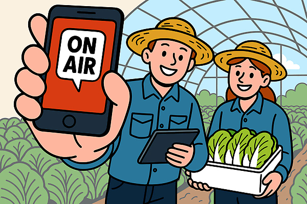 농업 채소 일러스트 협력 기술 일상 농작물 스마트폰 농장 환경 디지털 수확 작업 농부 유기농 방송 소통 Greenhouse 산지직송 라이브커머스 국내일러스트 AI파일 직업 웰빙 산업 컨셉 라이프 핸드폰 스마트기기 모바일쇼핑 파일형식 벡터 직송