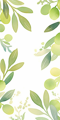 JPG 식물 디자인 계절 열매 백그라운드 잎 패턴 일러스트 자연 수채화 미술 장식 초록색 여름 원예 장면 부드러움 조화 국내일러스트 컬러 무늬 문화예술 취미 감각 생태계 파일형식