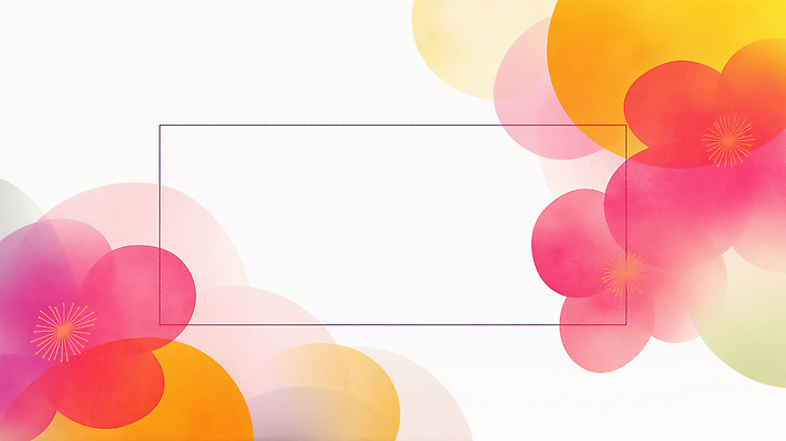 JPG 디자인 꽃 백그라운드 패턴 일러스트 텍스트 추상 그래픽 장식 컬러풀 중앙 그림 레이아웃 부드러움 화사함 삽입 색채 일러캐릭터 식물 캐릭터 컬러 컨셉 무늬 감각 파일형식