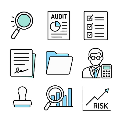 아이콘 관리 도장 자료 전문직 위험 분석 보고서 문서 파일 감사 정리 회계 서류판 체크리스트 2D아이콘 AI파일 직업 감정 컨셉 경제 사무용품 파일형식 벡터