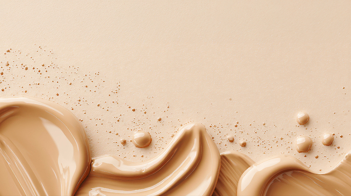 컬러 컨셉 신체부위 뷰티 감각 CG 파일형식 화장 베이지색 크림 질감 피부 화장품 부드러움 뷰티풀 흐름 상품 편집실사 JPG 편집이미지