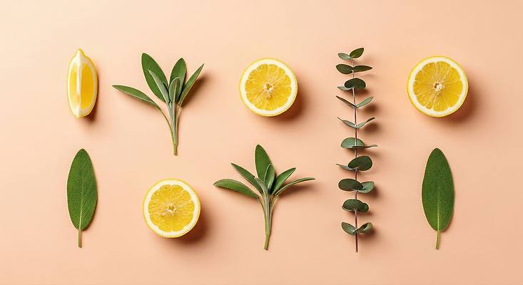 식물 계절 컬러 과일 CG 생태계 냄새 파일형식 레몬 잎 초록색 자연 신선 배열 장면 백그라운드 여름 향기 건강 편집이미지 편집실사 JPG