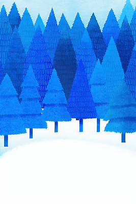 식물 계절 컬러 컨셉 잎 눈_날씨 숲 생태계 파일형식 겨울 나무 파란색 흰눈 고요 자연 풍경 나뭇잎 산 숲속 눈덮임 수목 조용 수목원 뷰티풀 일러스트 국내일러스트 JPG