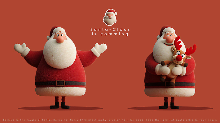 PSD 편집이미지 전통 행복 크리스마스 겨울 가족 동화 선물 사랑 웃음 산타클로스 축제 기쁨 기적 순록 환상 편집3D 계절 기념일 감정 컨셉 관계 표정 3D 파일형식