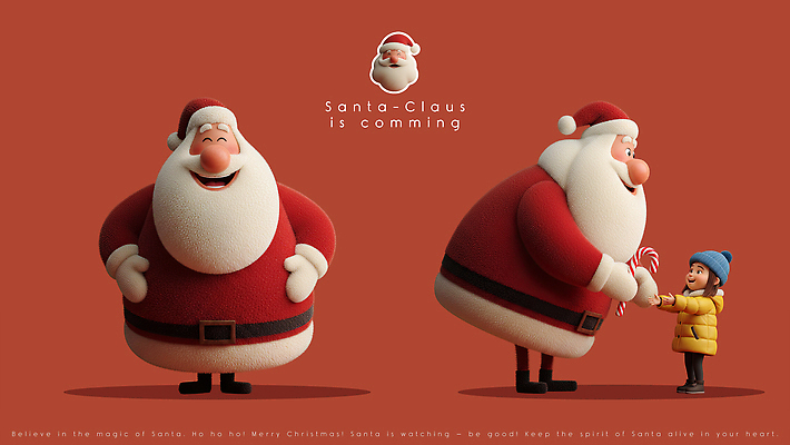 PSD 편집이미지 전통 행복 어린이 크리스마스 겨울 사탕 선물 사랑 웃음 산타클로스 축제 기쁨 만남 즐거움 마법 편집3D 계절 기념일 감정 컨셉 디저트 표정 사람 3D 파일형식