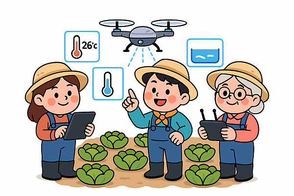 일러스트 자동차 환경 경작 농사 장비 수확 작업 농부 귀농 채소밭 드론 스마트팜 국내일러스트 AI파일 직업 육상교통 밭 농업 농장 파일형식 벡터