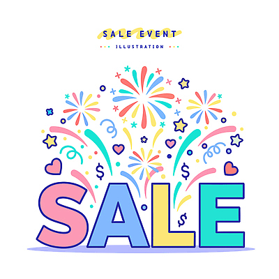 디자인 상징 컬러 패턴 일러스트 불꽃놀이 이벤트 그래픽 장식 쇼핑 유행 세일 소비 고객 즐거움 기회 마케팅 국내일러스트 AI파일 감정 무늬 놀이 파일형식 벡터