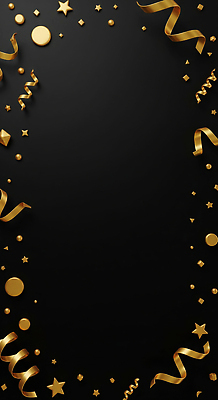 JPG 편집이미지 기념일 감정 별 리본 백그라운드 이벤트 장식 파티 축제 금색 축하 원형 분위기 흩어짐 이미지편집 AI컴퓨터그래픽 AI콘텐츠 자연요소 도형 컬러 컨셉 파일형식