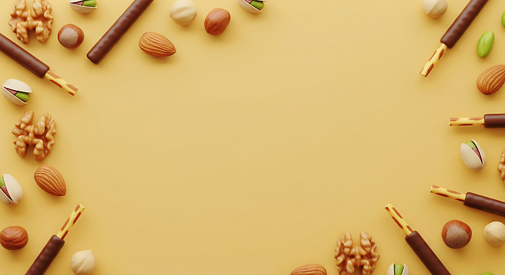 JPG 편집이미지 백그라운드 디저트 건강 노란색 파티 초콜릿 모임 견과류 막대기 맛 배열 빼빼로 빼빼로데이 편리함 아기자기 편집3D AI컴퓨터그래픽 AI콘텐츠 음식 컬러 컨셉 데이이벤트 이벤트 3D 막대과자 파일형식