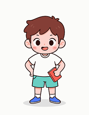 교육 감정 컨셉 셔츠 바지 모션 놀이 표정 사람 파일형식 벡터 어린이 책 웃음 반바지 티셔츠 학습 놀이터 자유 행복 손짓 즐거움 상상력 일러스트 국내일러스트 AI파일