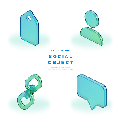 3D 라벨 파일형식 소셜미디어 디자인 모던 투명 상징 그래픽 디지털 커뮤니케이션 연결 채팅 사용자 꼬리표 PSD 편집3D 편집이미지