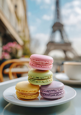 감정 유럽 음료 음식 디저트 상점 CG 파리 랜드마크 파일형식 마카롱 에펠탑 카페 오후 커피 컬러 프랑스 풍경 여행 여유 편집이미지 편집실사 JPG