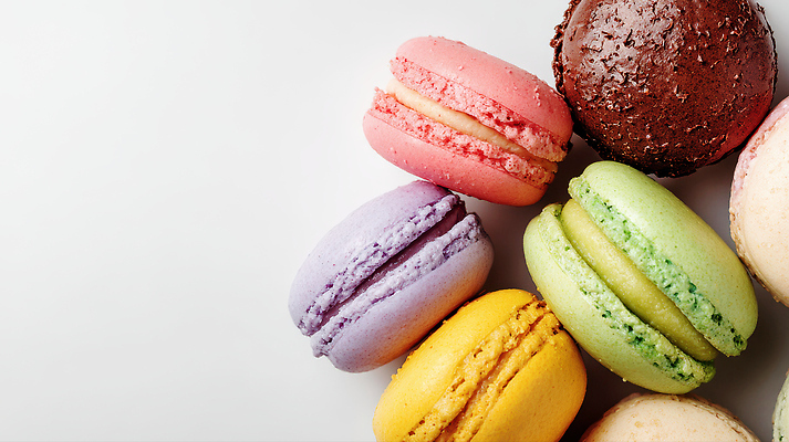 음식 백그라운드 컨셉 디저트 흰색 맛 CG 파일형식 마카롱 과자 색감 달콤 흰배경 귀여움 편리함 먹거리 초콜릿 편집이미지 편집실사 JPG