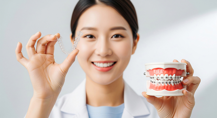 편집이미지 의학 표정 건강 병원 의료진 소화기관 파일형식 치과 교정 의사 치아 치료 상담 환자 모형 웃음 전문 세미나 JPG 치아건강 의료성형뷰티 이미지편집