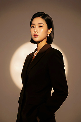 직업 옷 감정 컨셉 CG 파일형식 모델 정장 포즈 자신감 조명 백그라운드 빛 촬영 뷰티풀 패션 스타일 헤어스타일 표현 매력적 전문직 편집이미지 편집실사 JPG