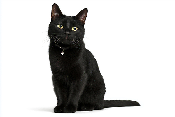 동물 뷰포인트 백그라운드 컨셉 장신구 포유류 모션 전자제품 반려동물 흰색 CG 파일형식 고양이 귀여움 앉기 흰배경 카메라 목걸이 포즈 털 사람 표현 앞모습 편집실사 편집이미지 JPG