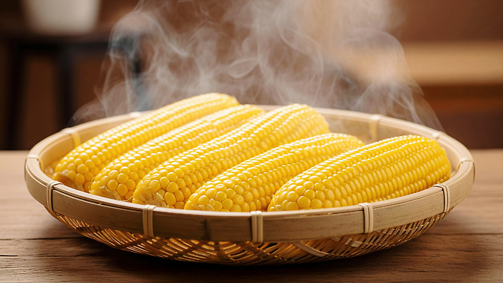JPG 편집이미지 음식 식탁 디저트 따뜻함 건강 옥수수 요리 여름 노란색 바구니 전통음식 신선 연기 향기 겨울간식 찐옥수수 편집실사 AI포토 AI콘텐츠 전통 계절 컬러 탁자 곡류 CG 냄새 파일형식