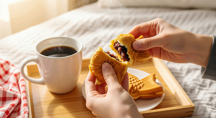 JPG 편집이미지 여유 커피 아침 디저트 따뜻함 일상 카페 침대 브런치 겨울간식 다과 붕어빵 나무쟁반 의료성형뷰티 홈카페 편집실사 AI인물포토 AI콘텐츠 주간 감정 음료 음식 빵 가구 쟁반 라이프 목재 상점 식사 CG 파일형식 AI포토