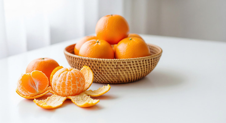 JPG 편집이미지 음식 과일 자연 식탁 탁자 귤 건강 초록색 바구니 과자 주방 껍질 신선 겨울간식 다과 밝은색 편집실사 AI포토 AI콘텐츠 컬러 가구 디저트 CG 생태계 파일형식