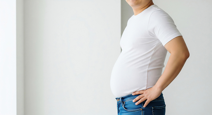 감정 셔츠 바지 사람 신체부위 CG 파일형식 남자 몸무게 건강 관리 생활 티셔츠 청바지 허리 고민 공간 모션 포즈 생각 편집실사 편집이미지 JPG 의료성형뷰티