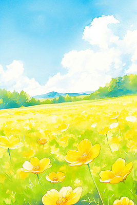 자연요소 계절 꽃 컨셉 태양 생태계 파일형식 초원 자연 햇빛 풍경 뷰티풀 만개 봄 식물 꽃밭 하늘 컬러 평화 국내일러스트 일러스트 JPG 코스모스