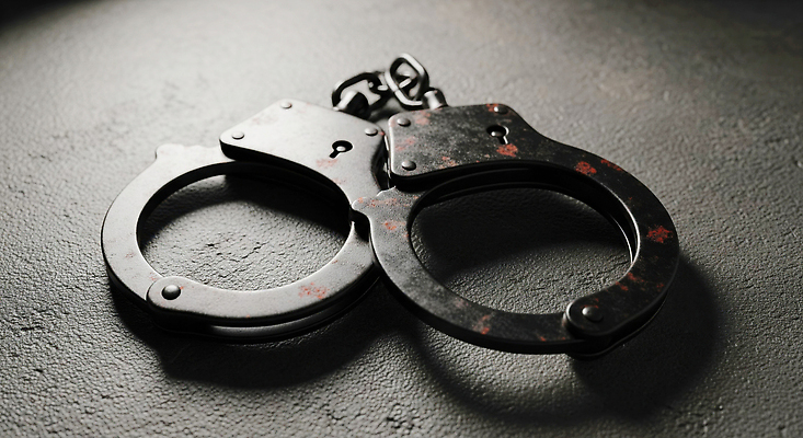 직업 감정 재질 범죄 CG 파일형식 수갑 경찰 법 금속 도구 힘 통제 긴장 어둠 흔적 편집실사 편집이미지 JPG 사이버범죄